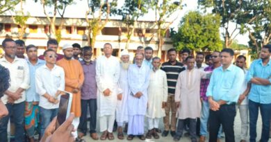 কেন্দুয়ায় আশুজিয়া হাই স্কুল মাঠে শহীদ জিয়া ফুটবল টুর্নামেন্টের উদ্বোধন